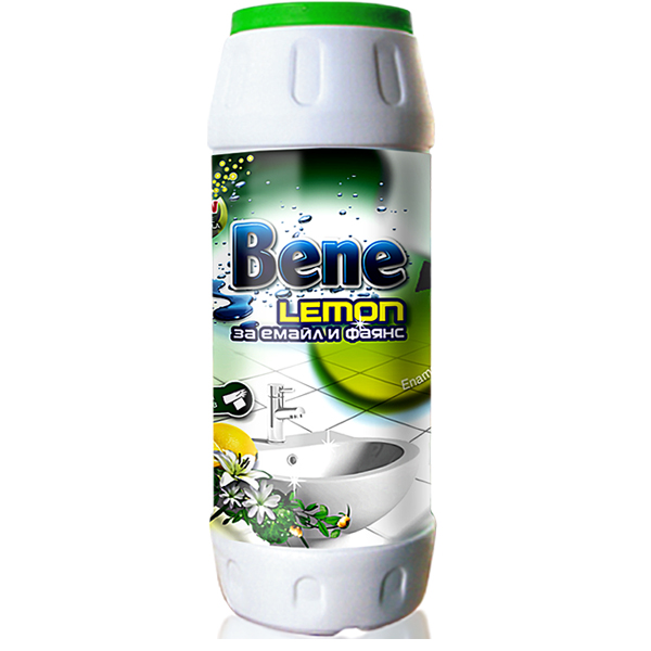 Порошок для чищення універсальний BENE Lemon (лимон), 500г